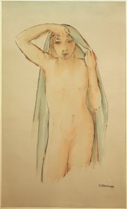 G.Schrimpf，站立女孩表演 作者 乔治·施林普夫
